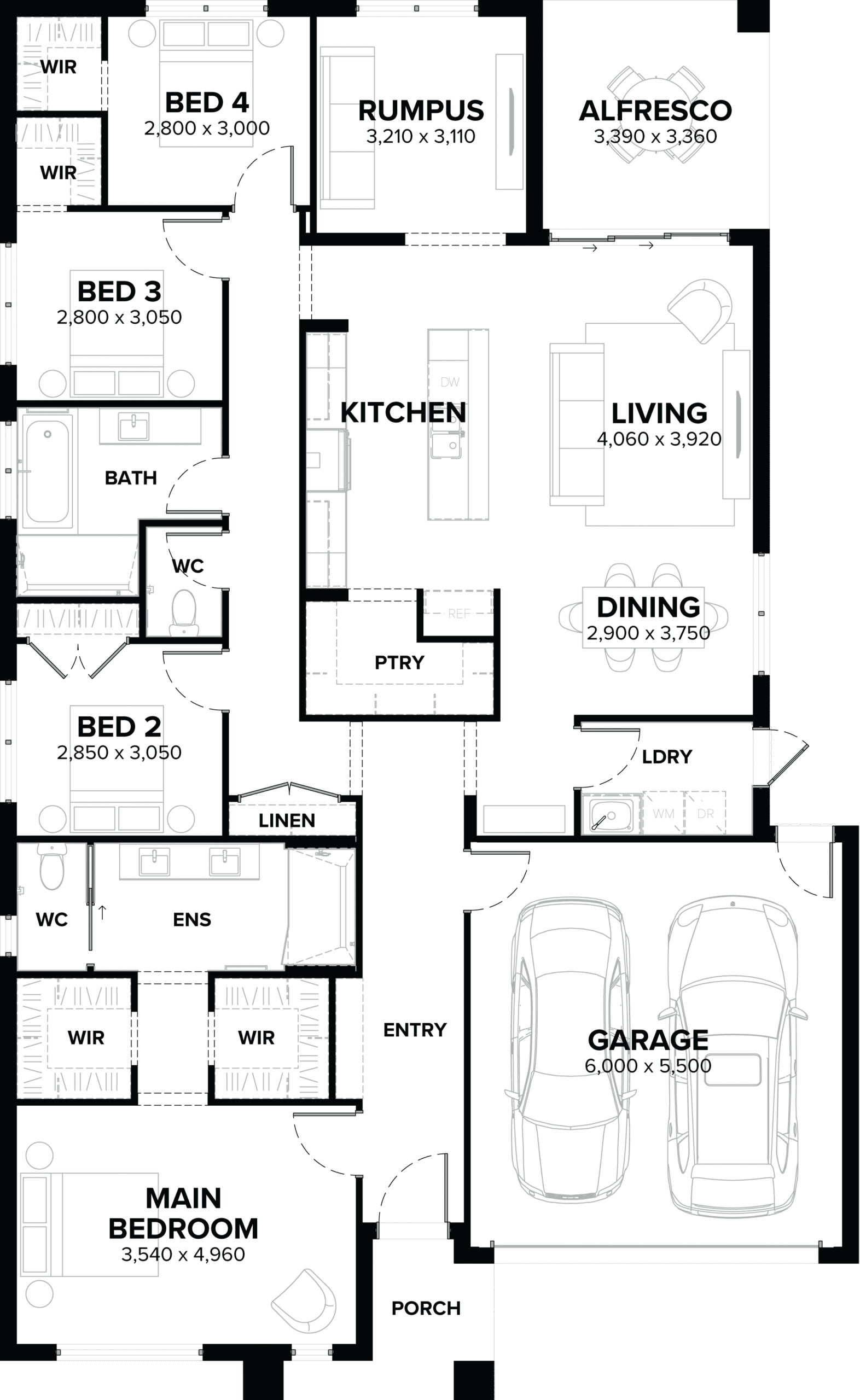 Belmont 234 Floor Plan