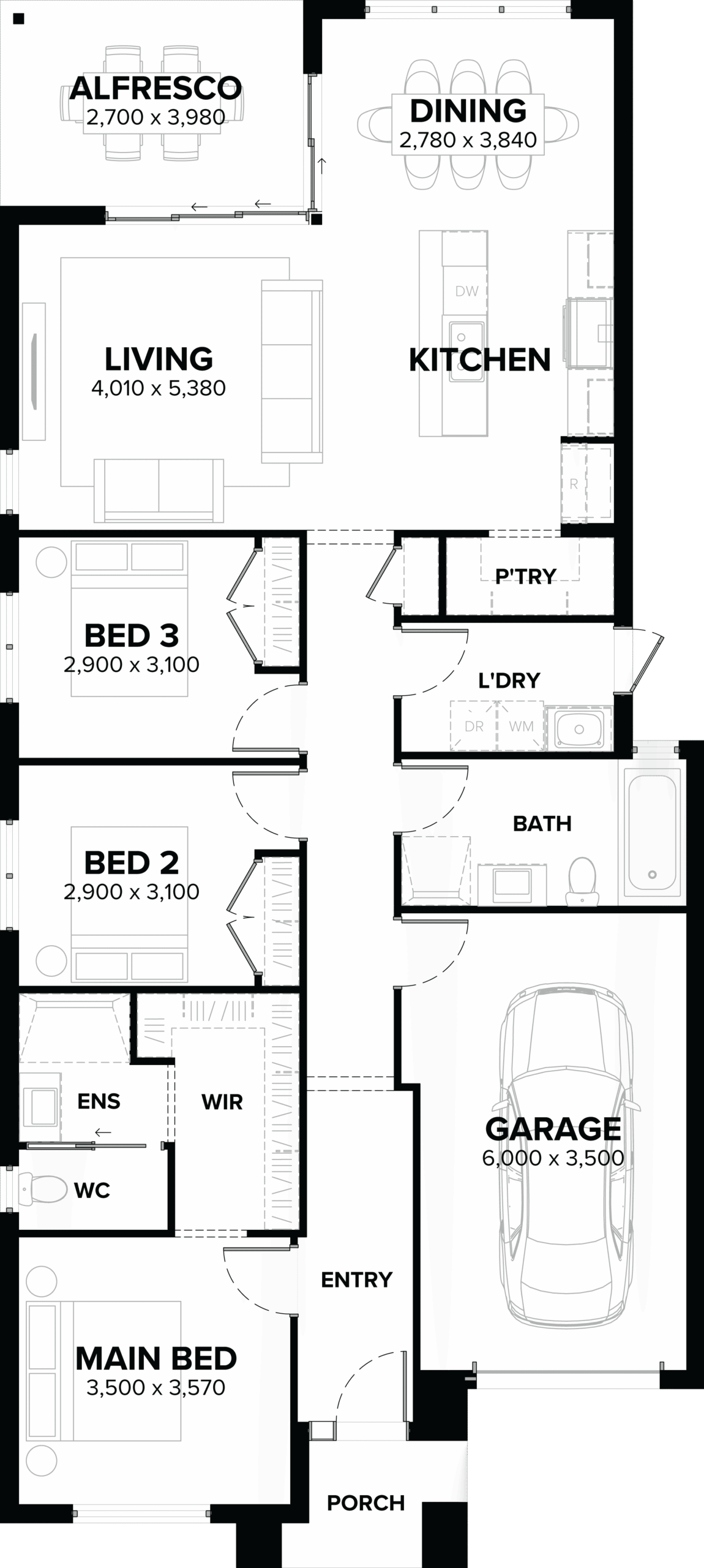 Floor Plan - Cove 172