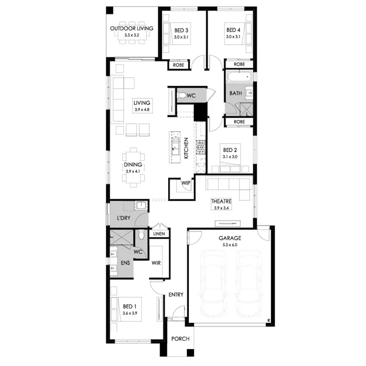 Meridian Floor Plan