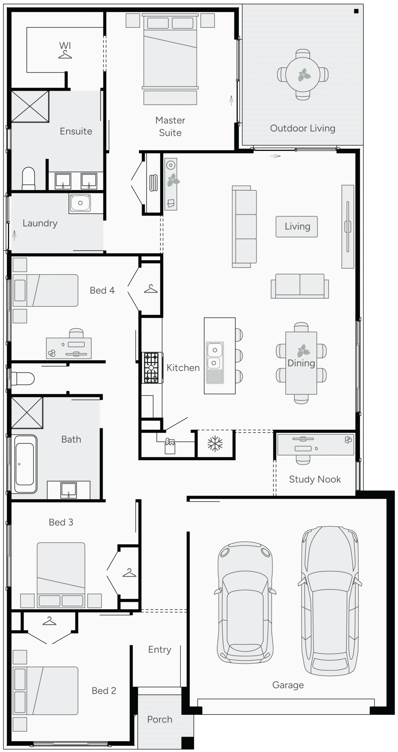 Floor Plan - Riverton 225