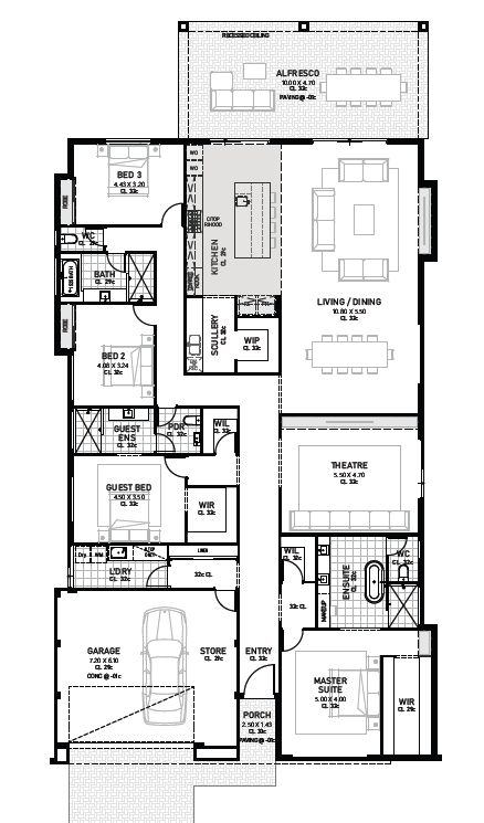 Sorrento Floor Plan